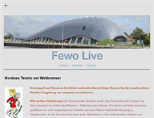 Tablet Screenshot of fewo-live.de